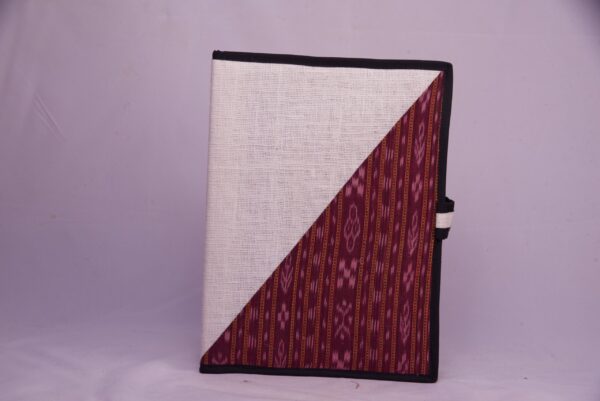 Jute Folder with border & Flap